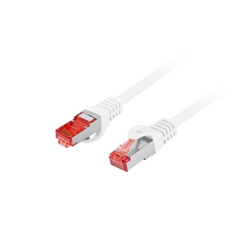 Patchcord kat.6 s/ftp lszh cu 5m biały fluke passed