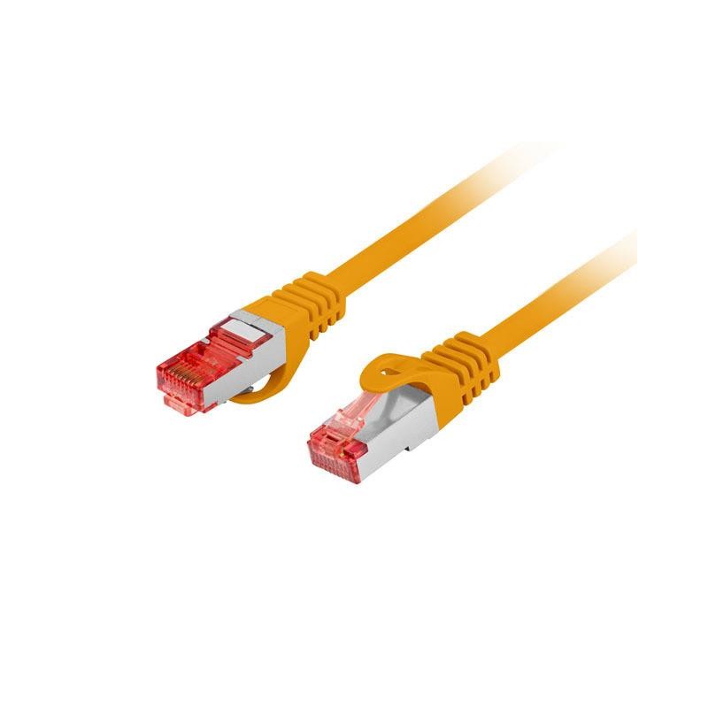 Patchcord kat.6 s/ftp lszh cu 3m pomarańczowy fluke passed