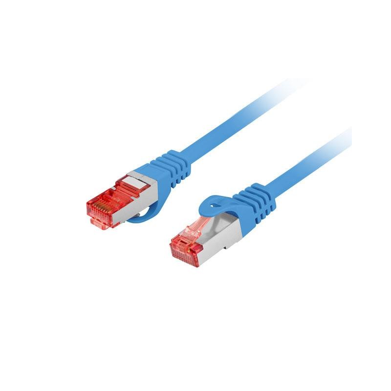 Patchcord kat.6 s/ftp lszh cu 3m niebieski fluke passed