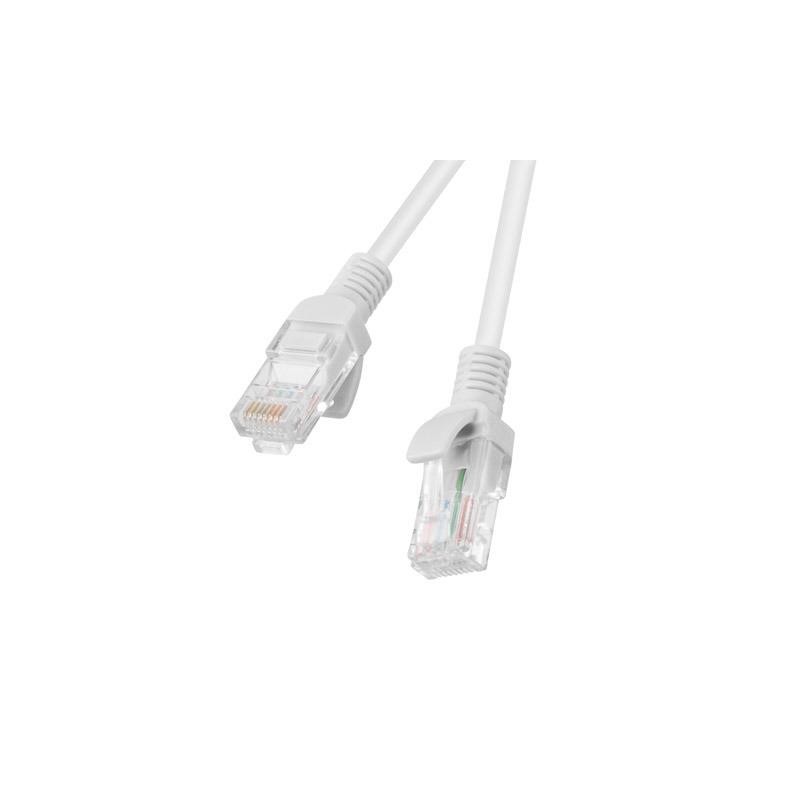 PATCHCORD KAT.5E 2M SZARY FLUKE PASSED LANBERG 10-PACK