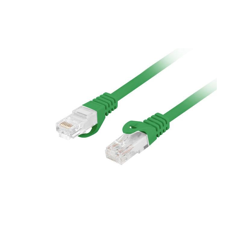 Patchcord kat.6 utp lszh cu 1m zielony fluke passed