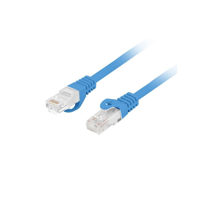 Patchcord kat.6 utp lszh cu 1.5m niebieski fluke passed