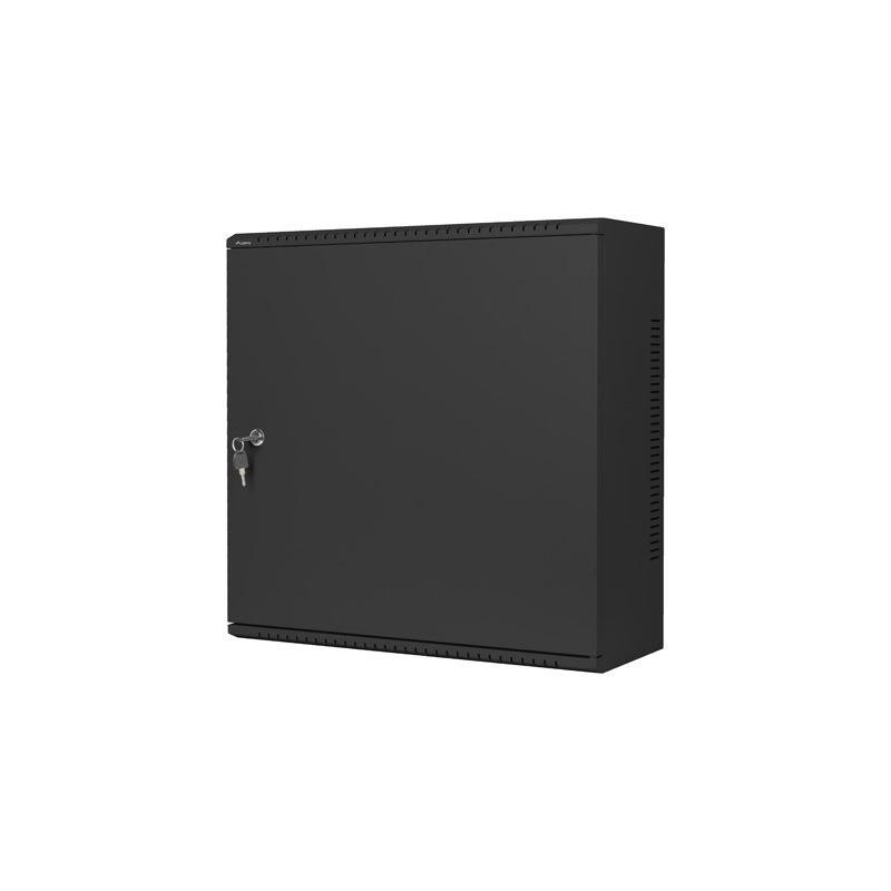 Szafa instalacyjna rack wisząca 19 cali 6U+3U 540x200 niskoprofilowa (złożona) czarna