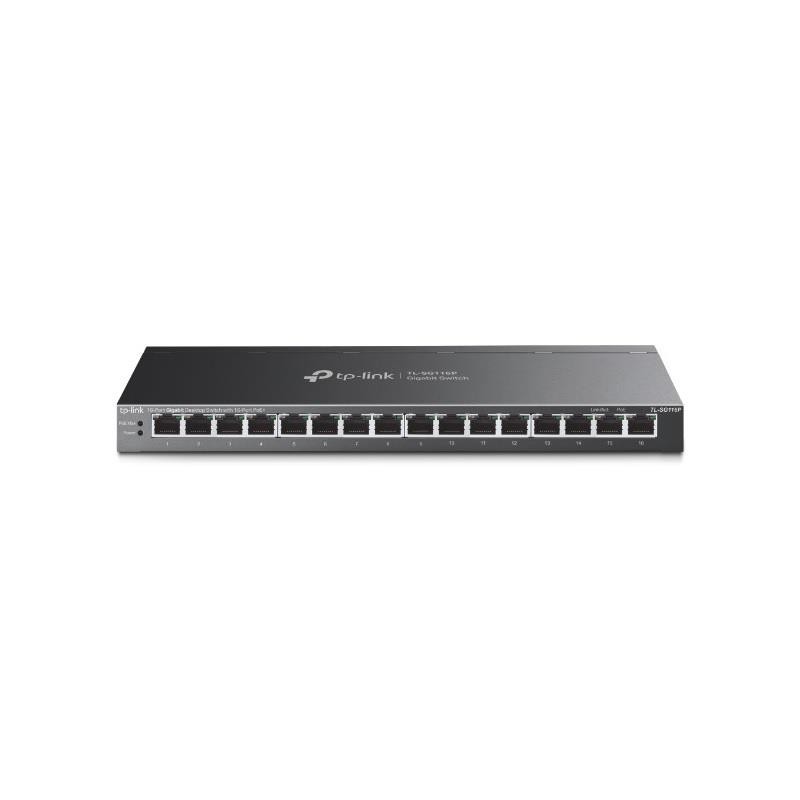 Przełącznik niezarządzalne SG116P 16xGE (16xPoE+)