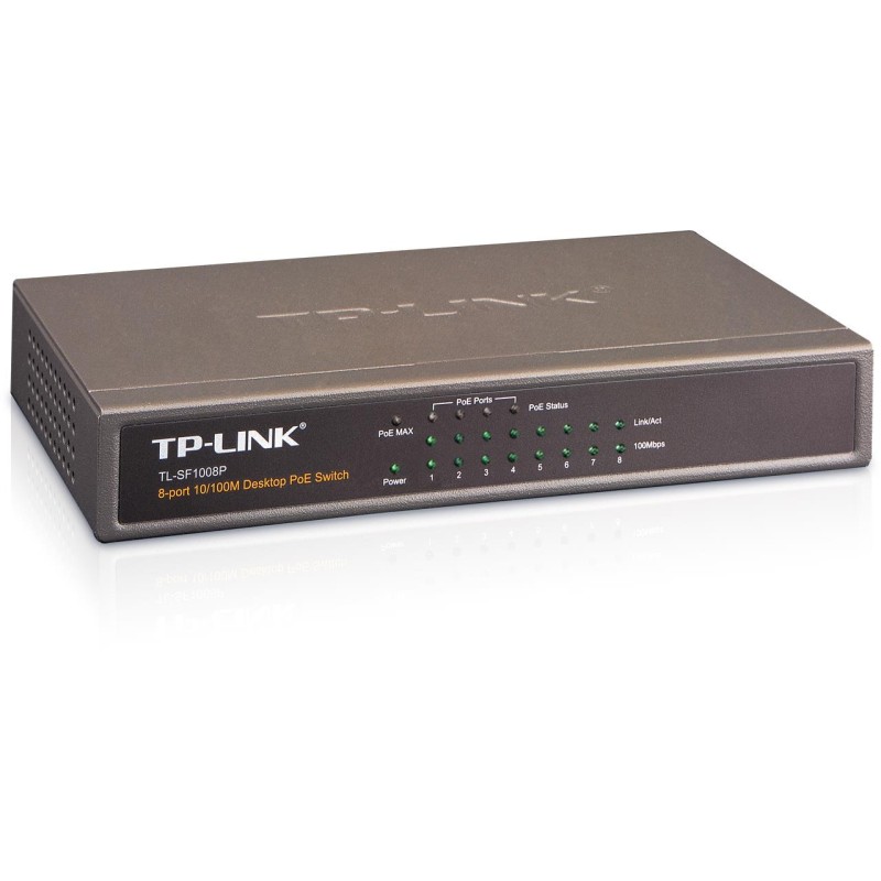 SF1008P switch 8x10/100 PoE Desktop
