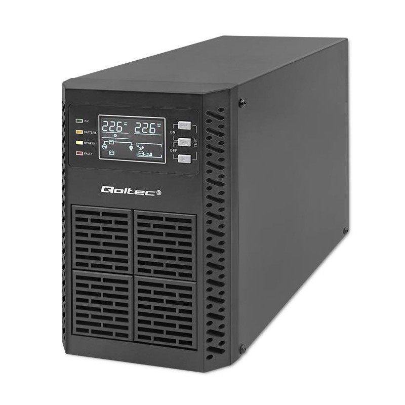 Zasilacz awaryjny UPS 1kVA | 1000W | Power Factor 1.0 | LCD | EPO| USB | On-line