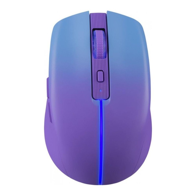 Mysz bezprzewodowa MYSTERY MM-301 RF+BT 1600DPI 6P fioletowa