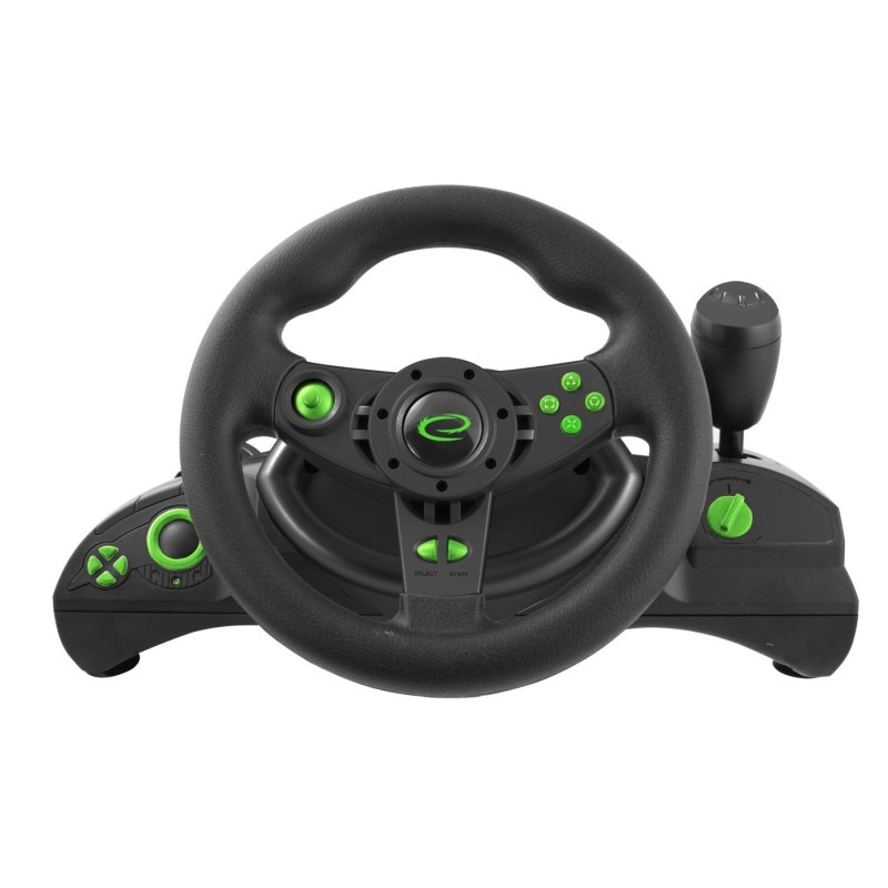 Kierownica PS3/PC USB NITRO czarno-zielona