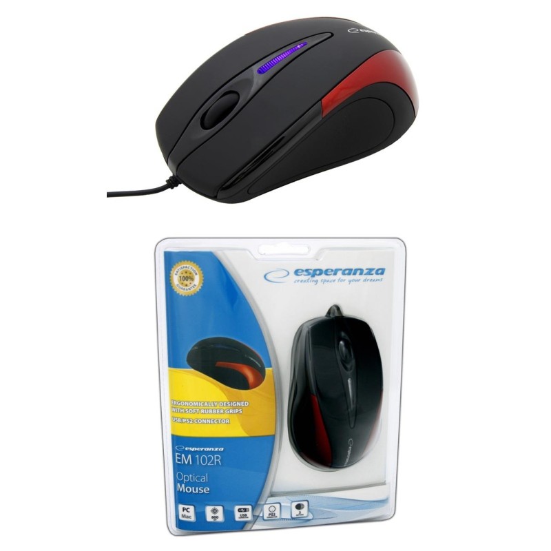 SIRIUS Mysz Optyczna EM102R USB