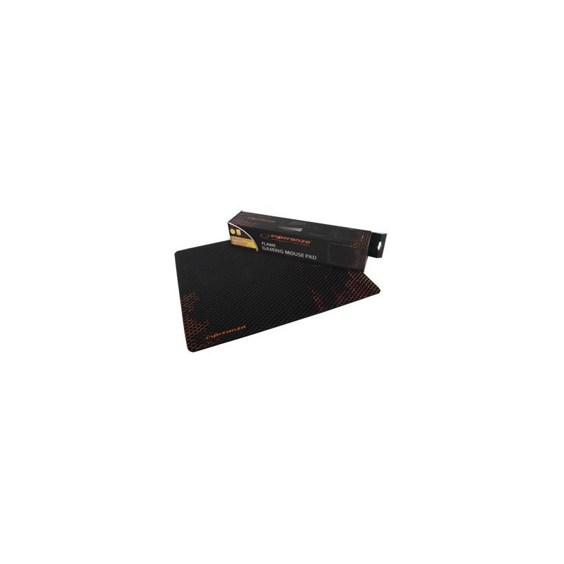 PODKŁADKA POD MYSZ GAMING EA146R FLAME CZARNO-POMARAŃCZOWA