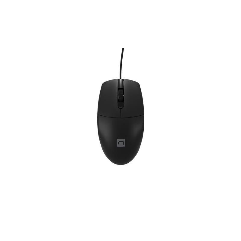Mysz Ruff Plus 1200 DPI 1.8m czarna