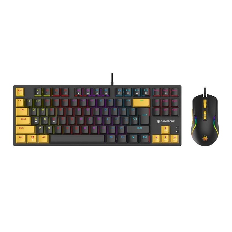 Zestaw mysz i klawiatura mechaniczna Gamezone Hornet87 USB