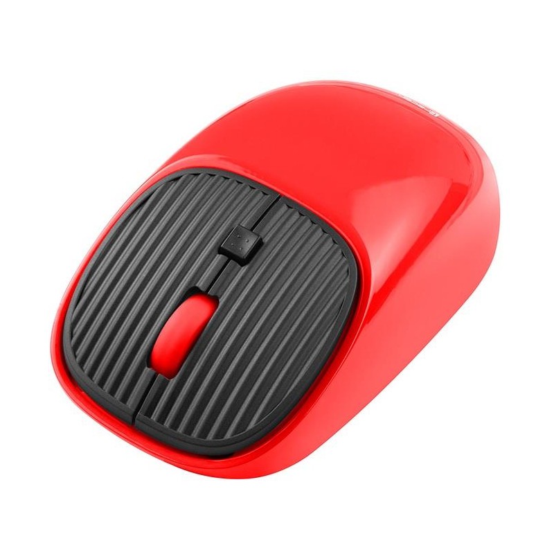 Mysz bezprzewodowa WAVE RF 2.4 Ghz czerwona