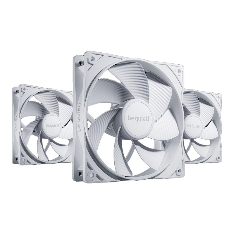 Wentylator Pure Wings 3 120mm PWM Reverse White 3-pak