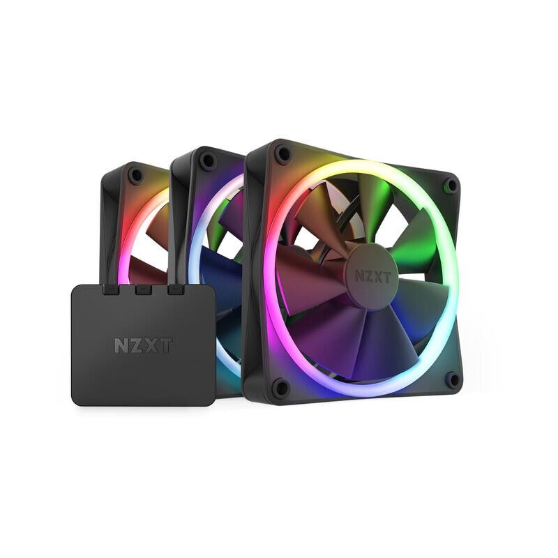 Zestaw 3 Wentylatory NZXT F120 RGB Kontroler
