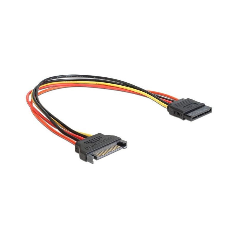 Przedłużacz SATA M/F 15PIN 30cm