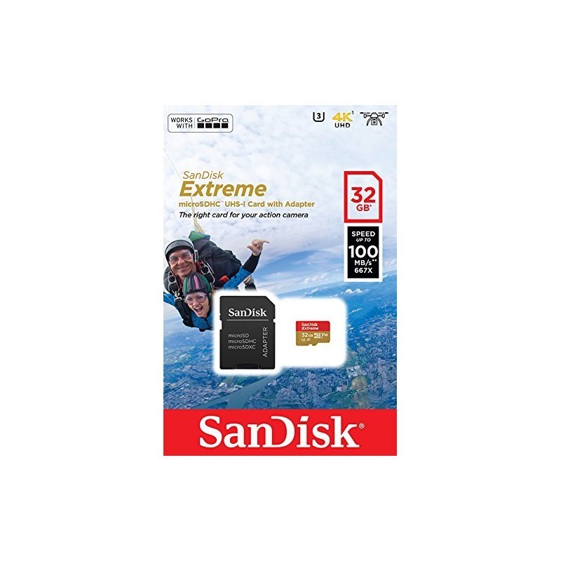 Karta pamięci Extreme microSDHC 32GB 100/60 MB/s A1 V30 GoPro