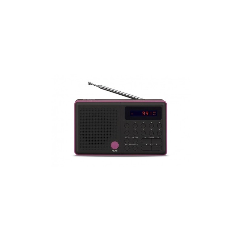 Radio Pliszka USB, FM czarne