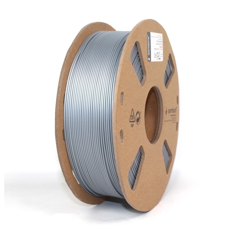 Filament do drukarki 3D PLA/1.75mm/srebrny