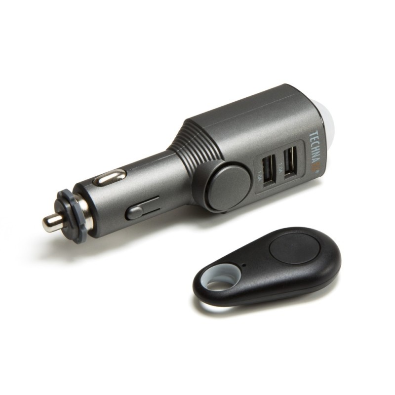 Alarm samochodowy z ładowarką USB 2 porty TX-100