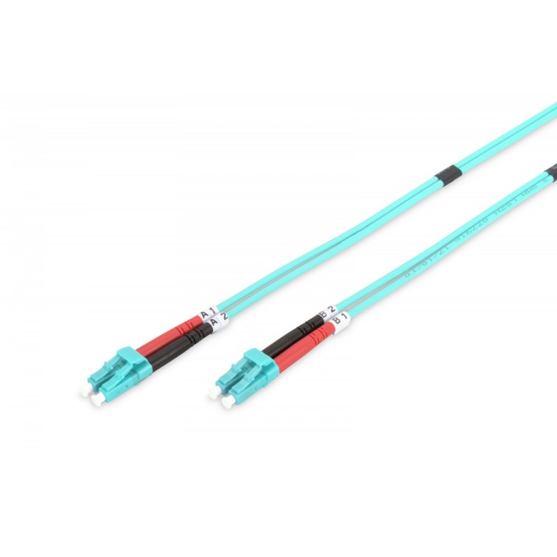 Patch cord światłowodowy FO LC-LC MM 50/125 OM3 duplex LSOH 2m
