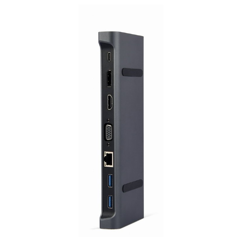 Adapter USB-C 9w1, HDMI, USB-C PD, VGA, DP, USBx3, Audio, LAN