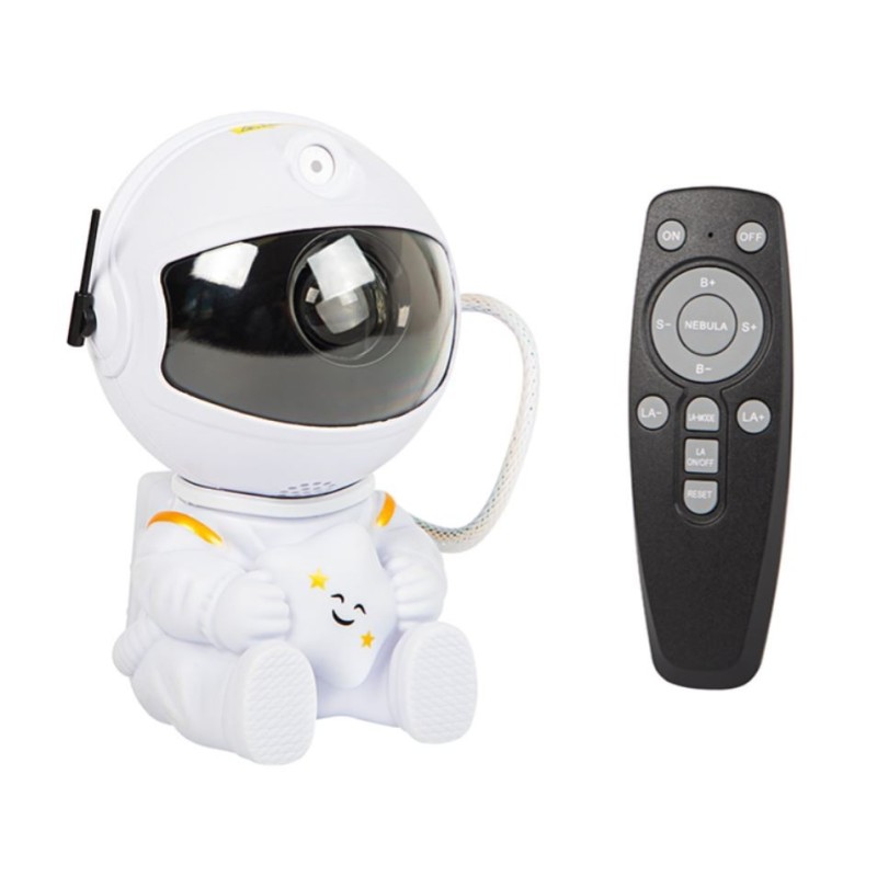 Lampka nocna projektor LED astronauta