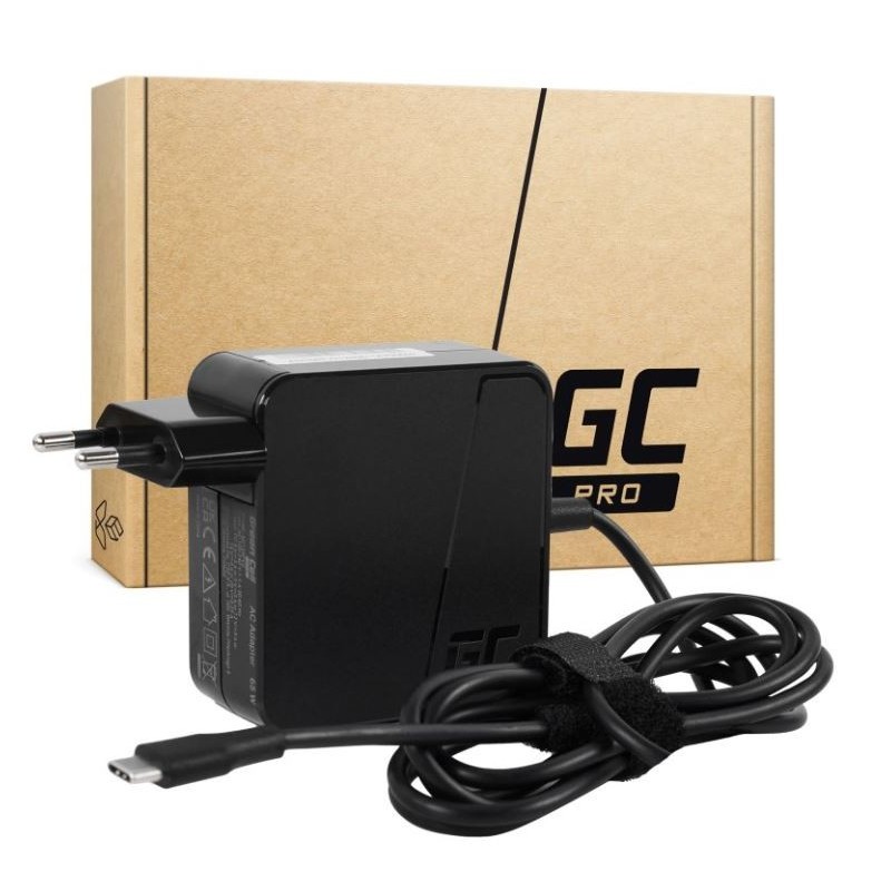 Zasilacz USB-C 65W 5V-9V-12V-15V/3A, 20V/3.25A Power Delivery