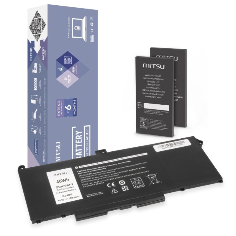 Bateria RJ40G Dell Latitude 5520 5420 Precision 3560 - 3600 mAh (55 Wh) 15.2V