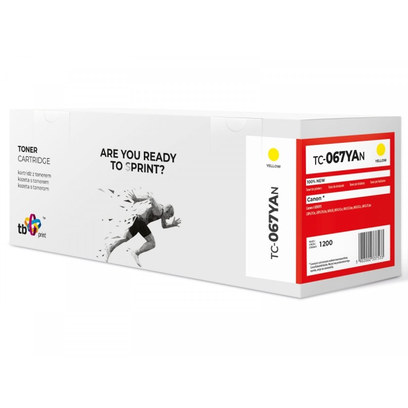 Toner do Canon MF650 TC-067YAN YE 100% nowy CRG067