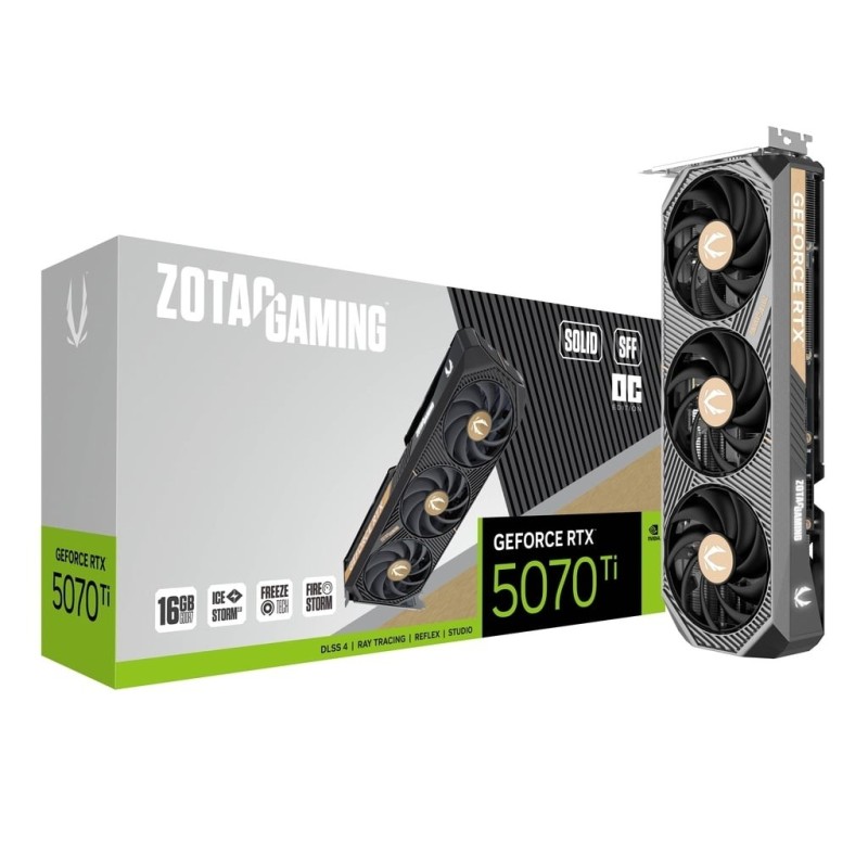 Karta graficzna GeForce RTX 5070 Ti SOLID SFF OC 16GB GDDR7 256bit 3DP/HDMI