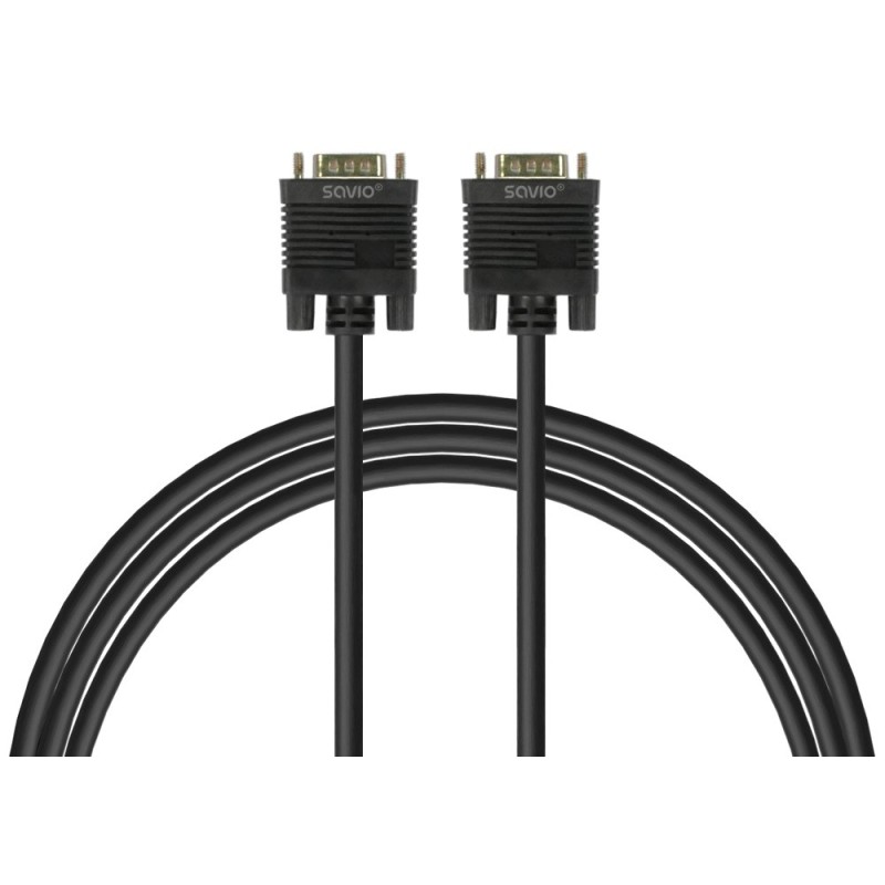 Kabel VGA (M )- VGA (M) ekranowany 2 feryty CL-202