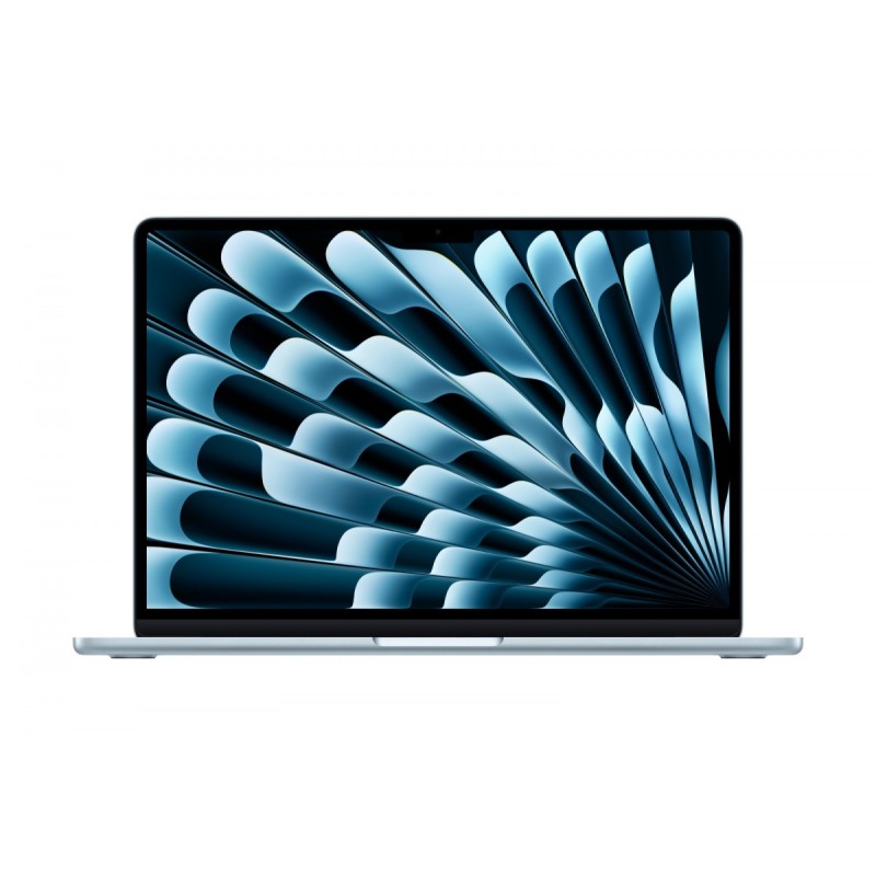 MacBook Air 13.6 cala: M5 10/10, 16GB, 1TB SSD, bez zasilacza - Błękitny