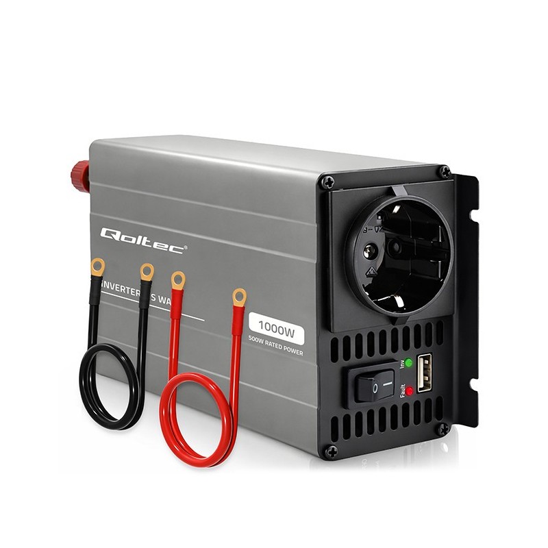 Przetwornica napięcia MS Wave | 12V na 230V | 500/1000W
