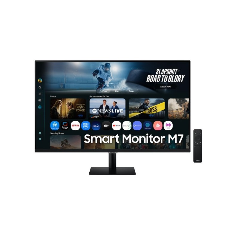 Monitor 32 cale Smart M70F VA 3840x2160 UHD 16:9 2xHDMI 1xUSB-C 65W 4ms 60Hz SmartTV pilot głośniki płaski 2Yd2d (LS32FM700UUXDU)