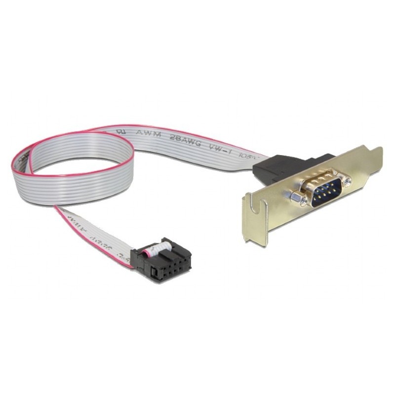 Gniazdo DB9 (COM9) na śledziu + low profile