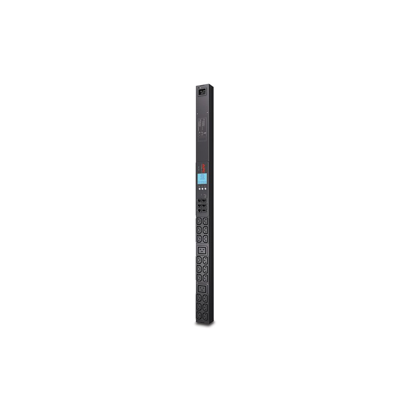 AP8858 Rack PDU 2G, Metered, ZeroU, 20A/208V, 16A/230V, (18) C13 & (2) C19