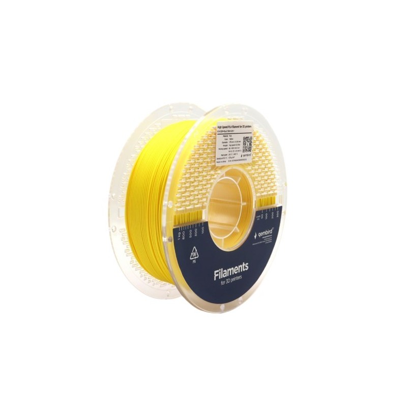 Filament PLA High Speed, 1,75 mm, 1 kg, żółty