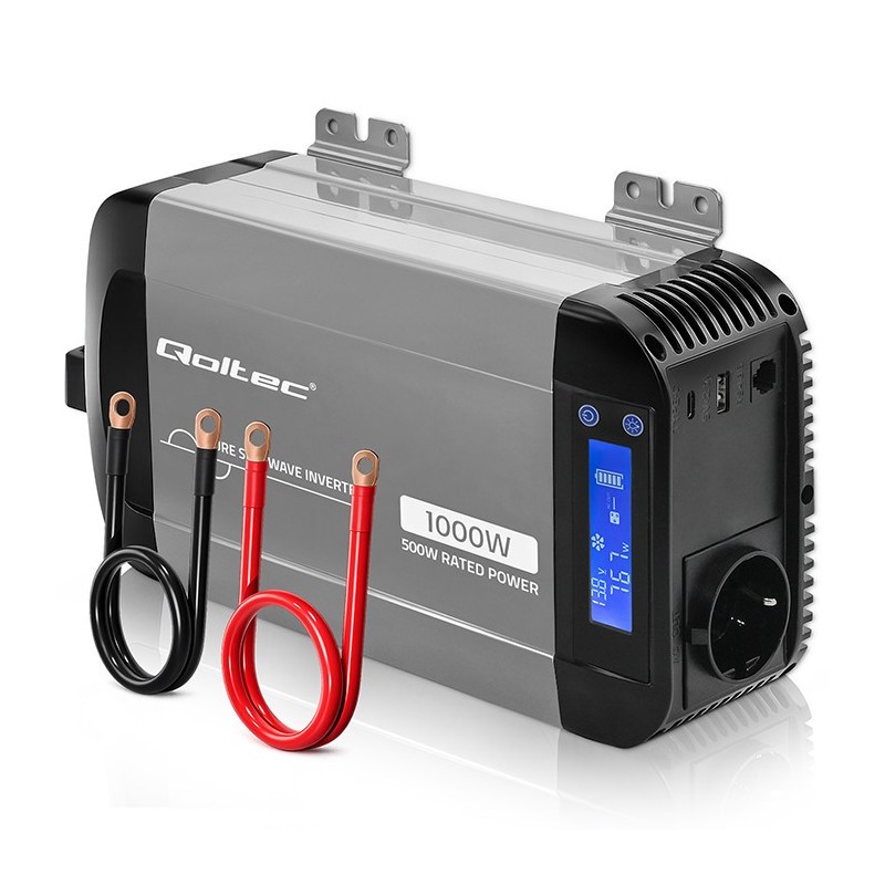 Przetwornica napięcia Pure Sine Wave | 12V na 230V | 500/1000W