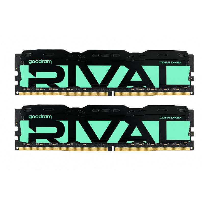 Pamięć do PC DDR4 Rival Radiant 16GB (2*8)/3200 CL16 zielona