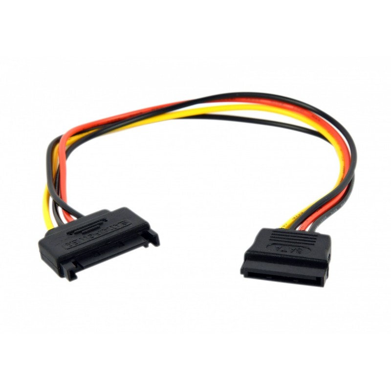 Przedłużacz SATA M/F 15PIN 30cm
