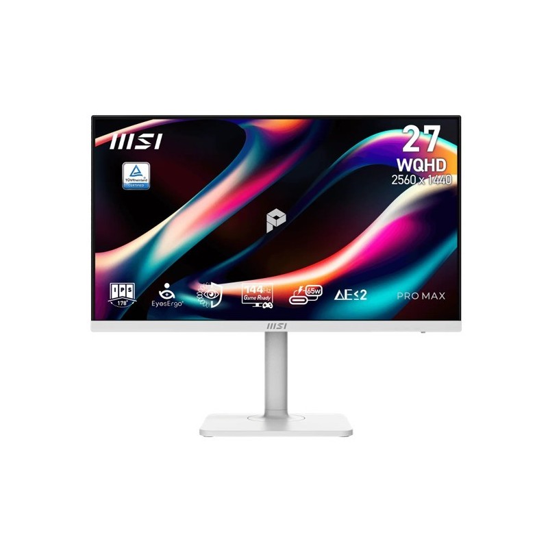 Monitor PRO MAX 271QPHW E14 27 cali/LED/WQHD/FLAT/144Hz/Biały