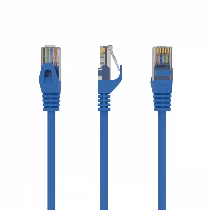 Patch cord Kat.6 UTP 1m niebieski