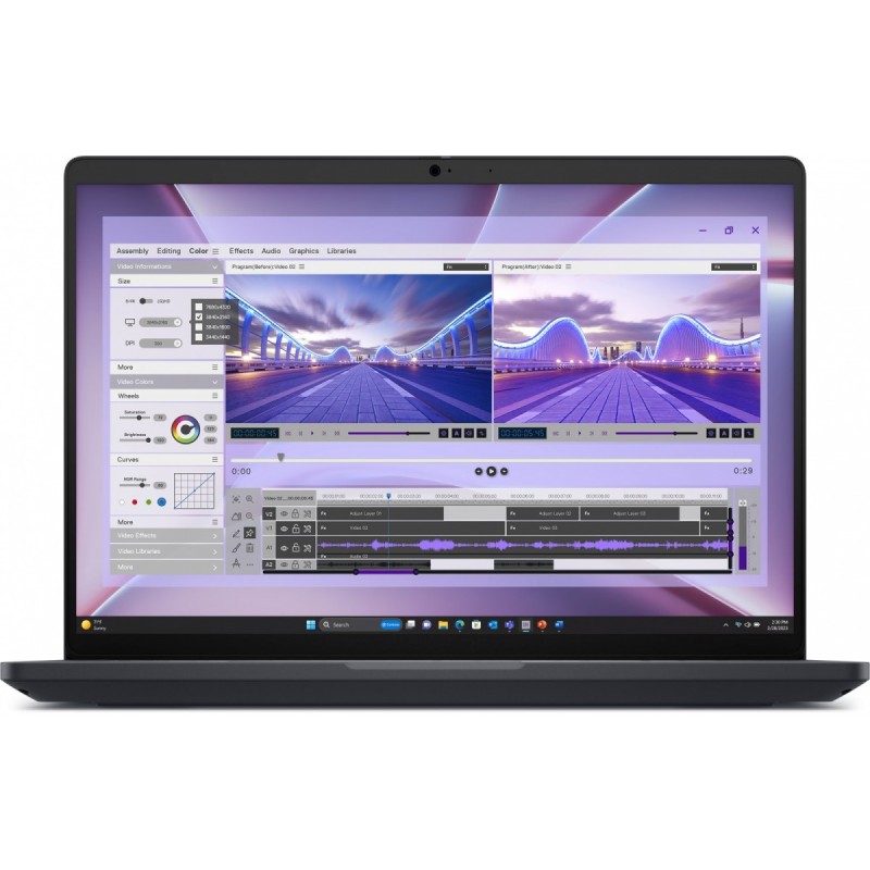 Stacja robocza Dell Pro Max 16 MC16250 W11Pro|U7-265H|16GB|512GB|Arc|FgrPr&SmtCd|FHD IR Cam&Mic|WLAN+BT|16 FHD+|Backlit Kb|4 Cell|100W|vPro|3YPS