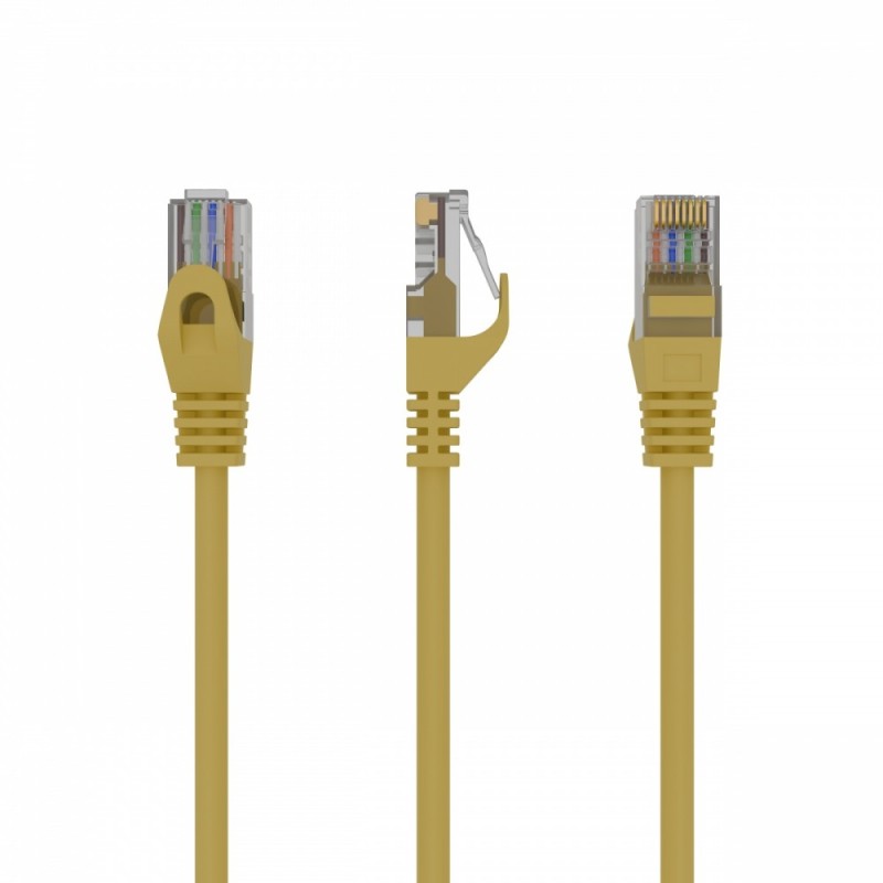 Patch cord Kat.6 UTP 3m żółty