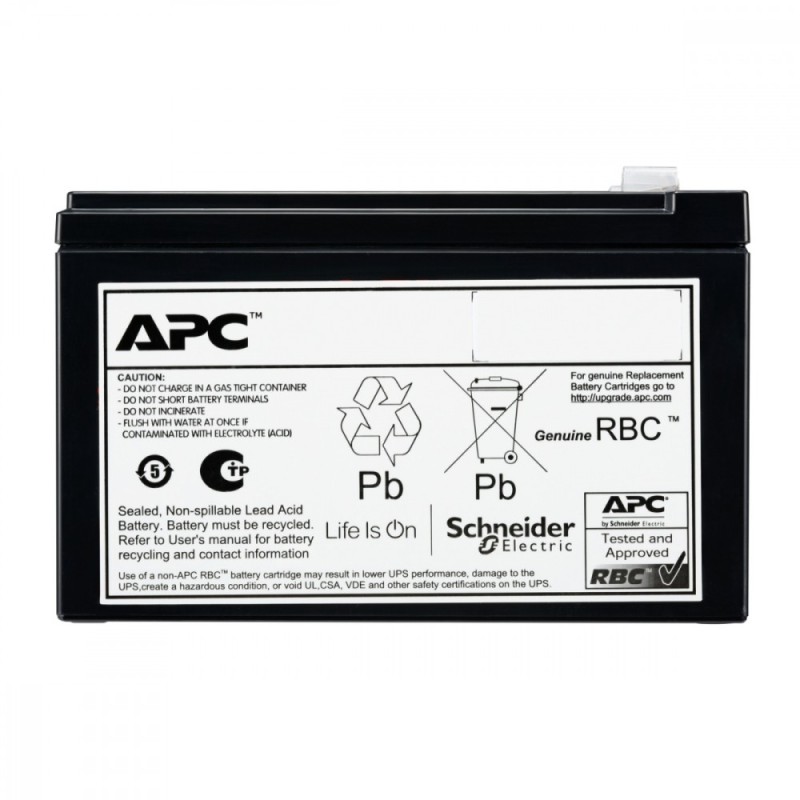 Zamienna kaseta akumulatorowa APC, VRLA, 9 Ah, 72 V DC do UPS SRV3KI-E