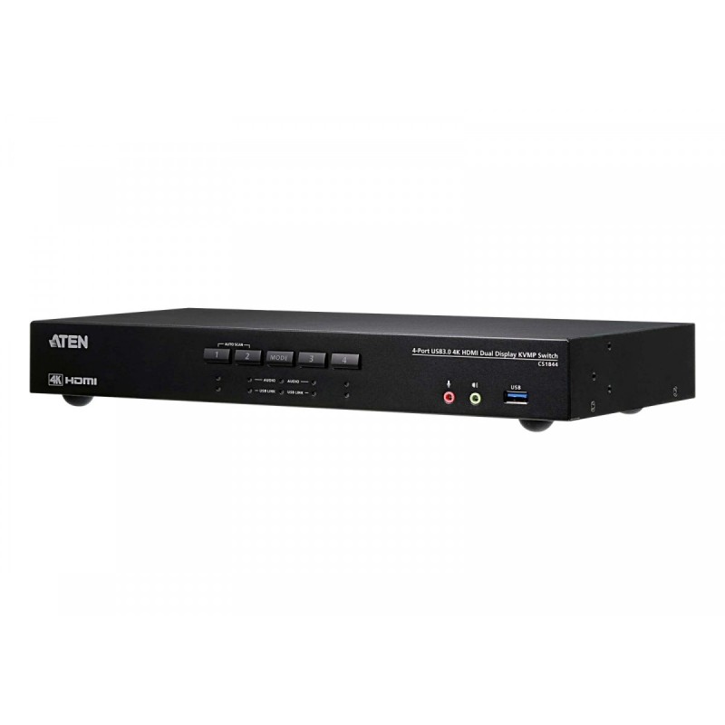 Przełącznik 4-Port USB3.0 4K HDMI Dual Display KVMP Switch