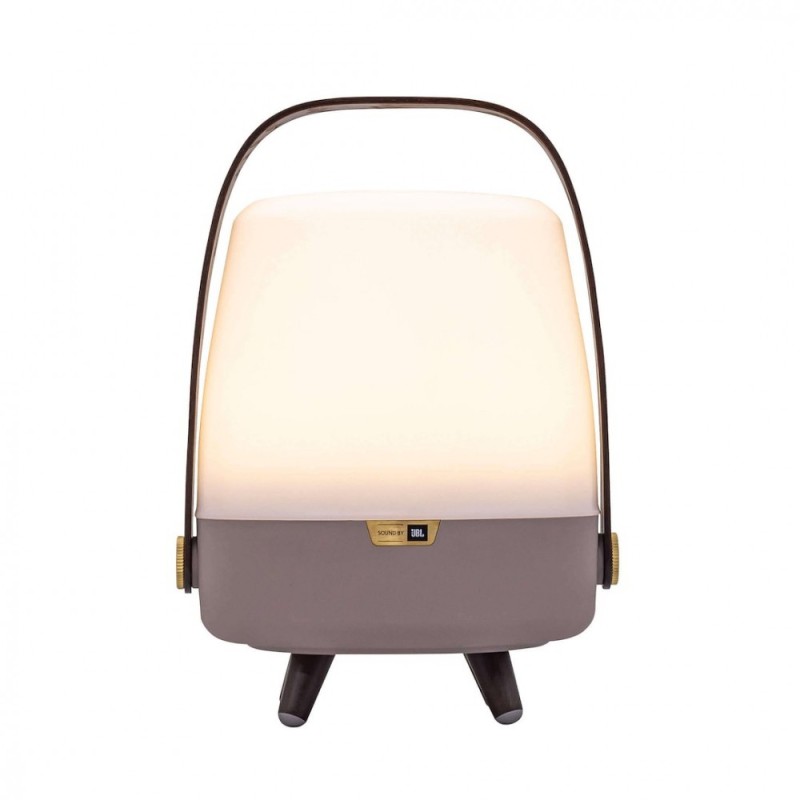 Lampa przenośna z głośnikiem Lite-Up Play Mini szara