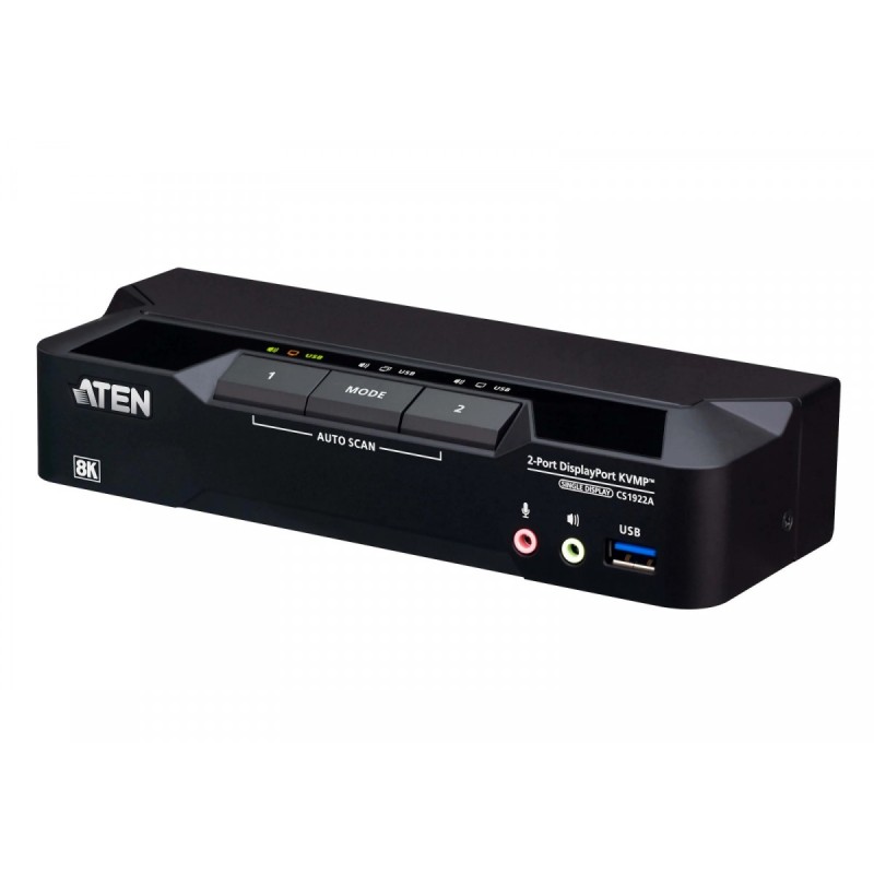 Przełącznik KVMP 2-Port USB 3.0 8K DP