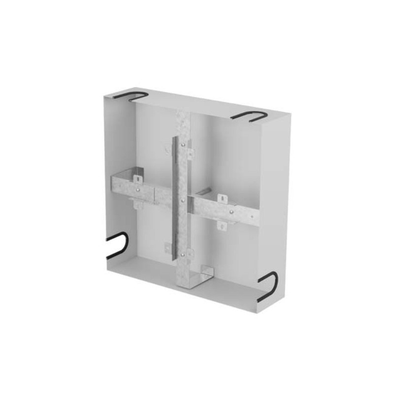 Stelaż zapasu kabla 400x400 szary AK-3144-S